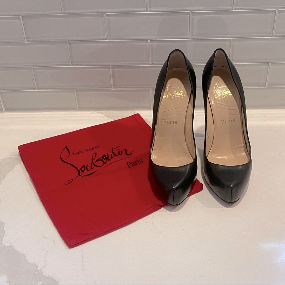 EUC Christian Louboutins - Rolando Kid Leather - EU Size 38